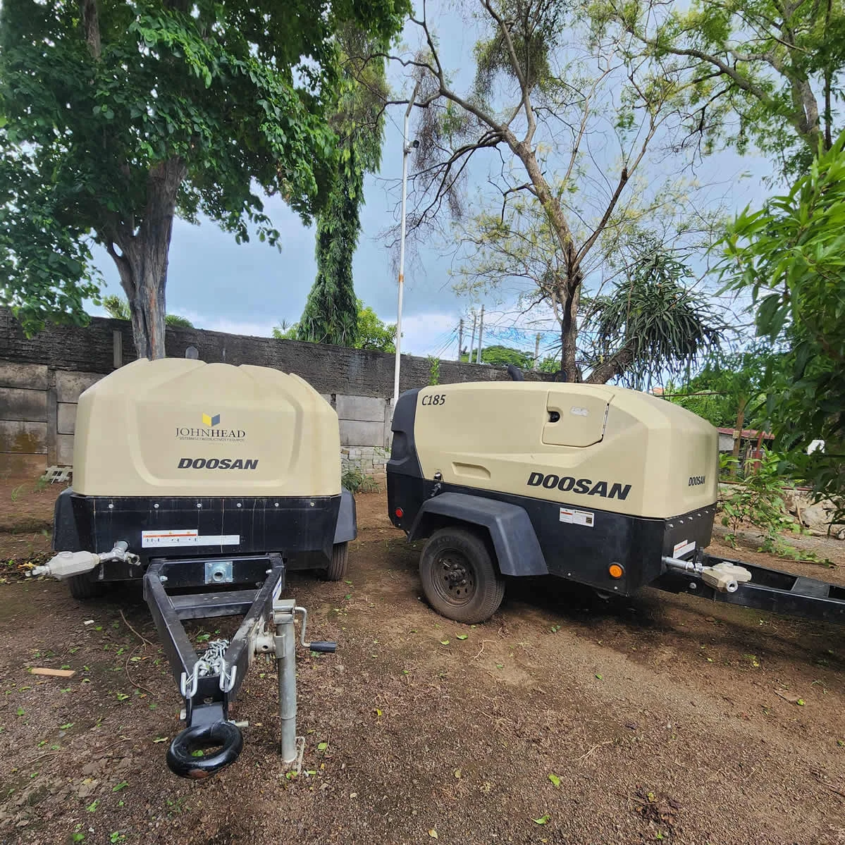 Compresor 185CFM Cargadores